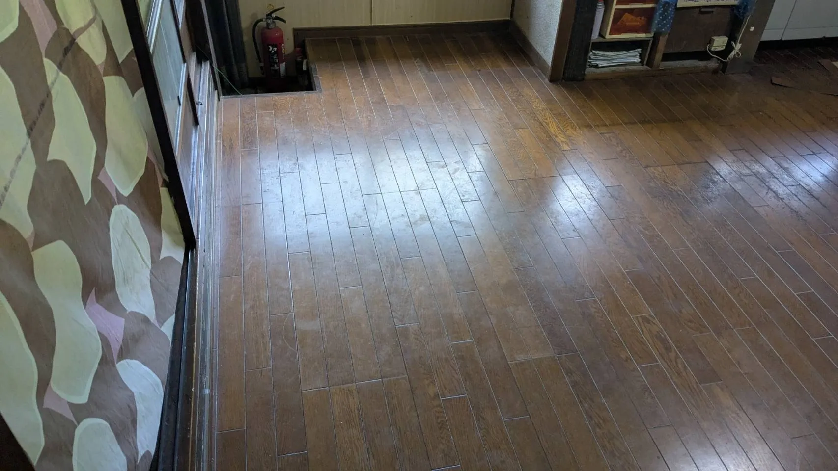 床の張替をしました。